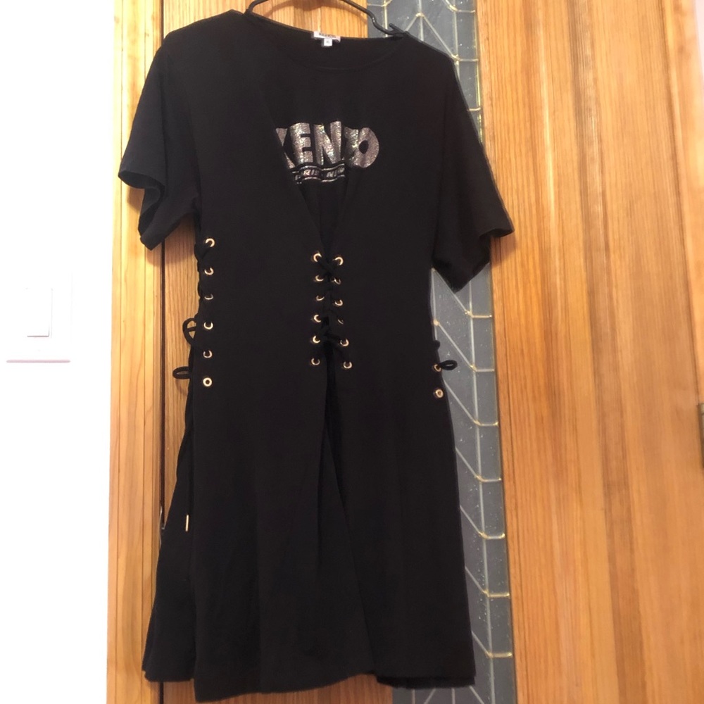 KENZO logo T shirt dress